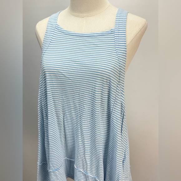 PILCRO Light Blue and White Striped Swing Tank size S - Picture 8 of 16